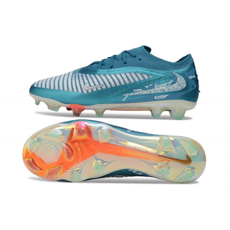 Fotbollsskorna Nike Phantom 6 Elite Low FG Grön Vit för Herr 4 Billiga Fotbollsskor Fotbollsskorna Nike Phantom 6 Elite Low FG Grön Vit 4