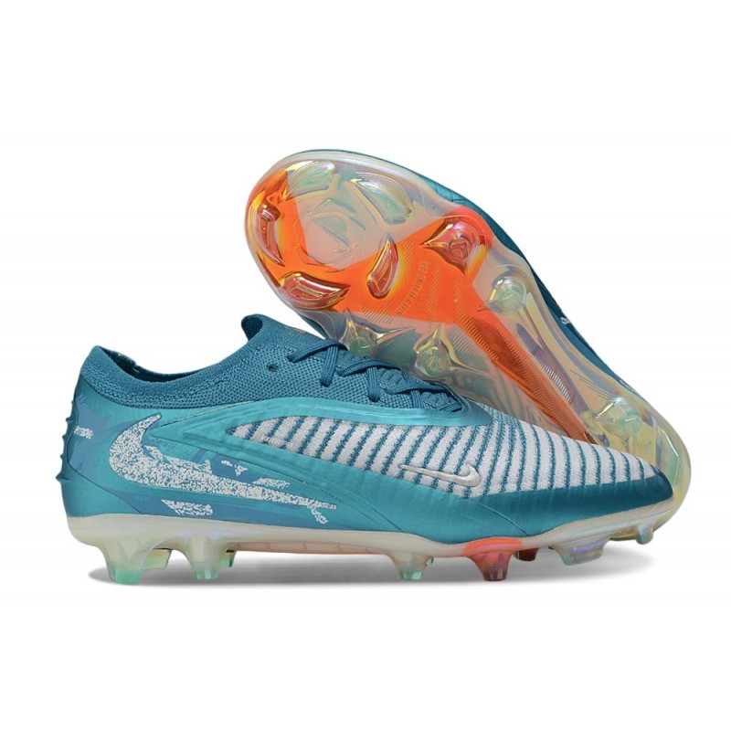 Fotbollsskorna Nike Phantom 6 Elite Low FG Grön Vit för Herr 5 Billiga Fotbollsskor Fotbollsskorna Nike Phantom 6 Elite Low FG Grön Vit 5