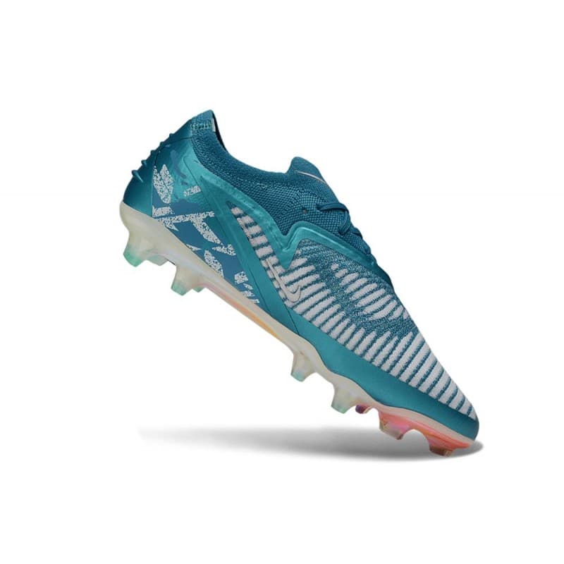 Fotbollsskorna Nike Phantom 6 Elite Low FG Grön Vit för Herr 9 Billiga Fotbollsskor Fotbollsskorna Nike Phantom 6 Elite Low FG Grön Vit 9
