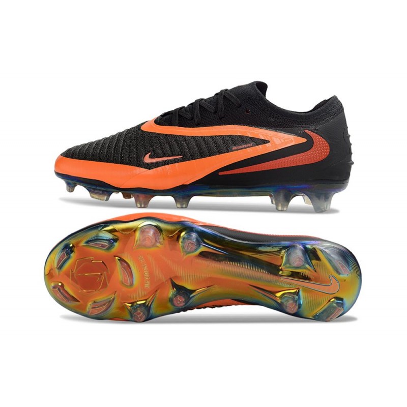 Fotbollsskorna Nike Phantom 6 Elite Low FG Svart Röd för Herr 4 Billiga Fotbollsskor Fotbollsskorna Nike Phantom 6 Elite Low FG Svart Röd 4