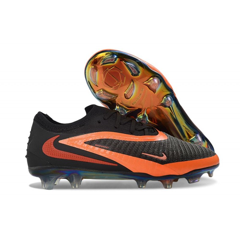 Fotbollsskorna Nike Phantom 6 Elite Low FG Svart Röd för Herr 5 Billiga Fotbollsskor Fotbollsskorna Nike Phantom 6 Elite Low FG Svart Röd 5