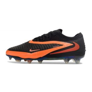 Fotbollsskorna Nike Phantom 6 Elite Low FG Svart Röd för Herr Billiga Fotbollsskor Fotbollsskorna Nike Phantom 6 Elite Low FG Svart Röd