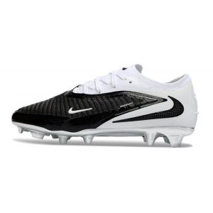 Fotbollsskorna Nike Phantom 6 Elite Low FG Svart Vit för Herr Billiga Fotbollsskor Fotbollsskorna Nike Phantom 6 Elite Low FG Svart Vit