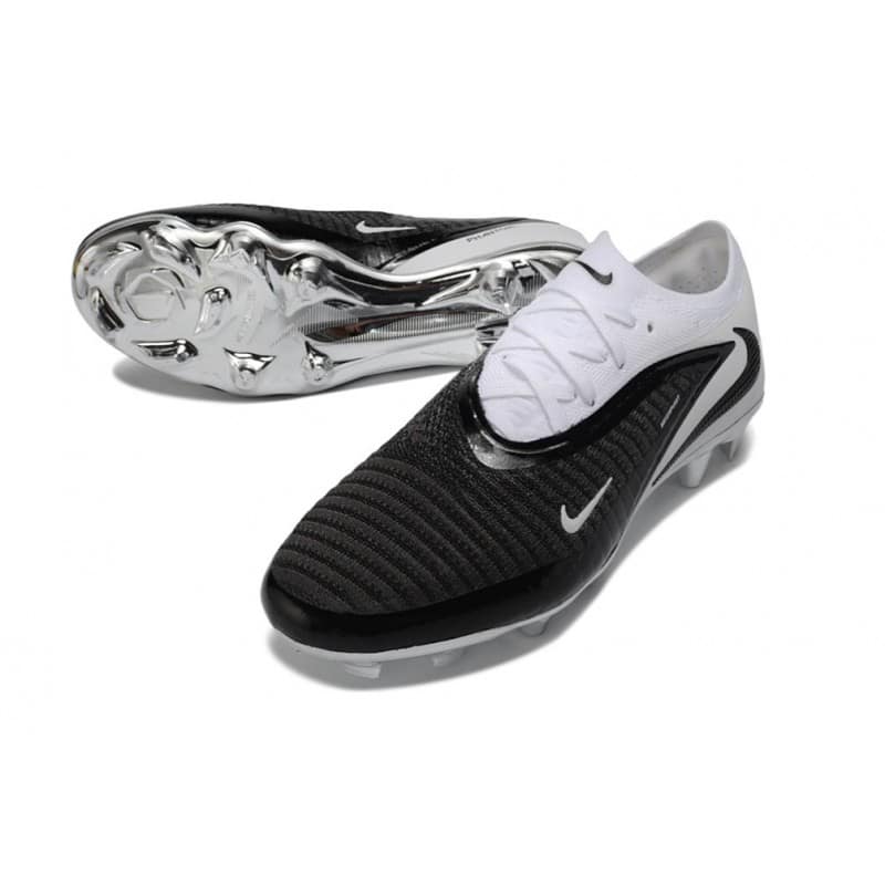 Fotbollsskorna Nike Phantom 6 Elite Low FG Svart Vit för Herr 7 Billiga Fotbollsskor Fotbollsskorna Nike Phantom 6 Elite Low FG Svart Vit 7