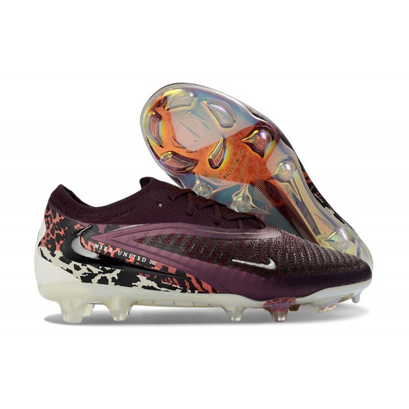 Fotbollsskorna Nike Phantom 6 Elite Low FG United – Röd Grå för Herr 5 Billiga Fotbollsskor Fotbollsskorna Nike Phantom 6 Elite Low FG United – Röd Grå 5