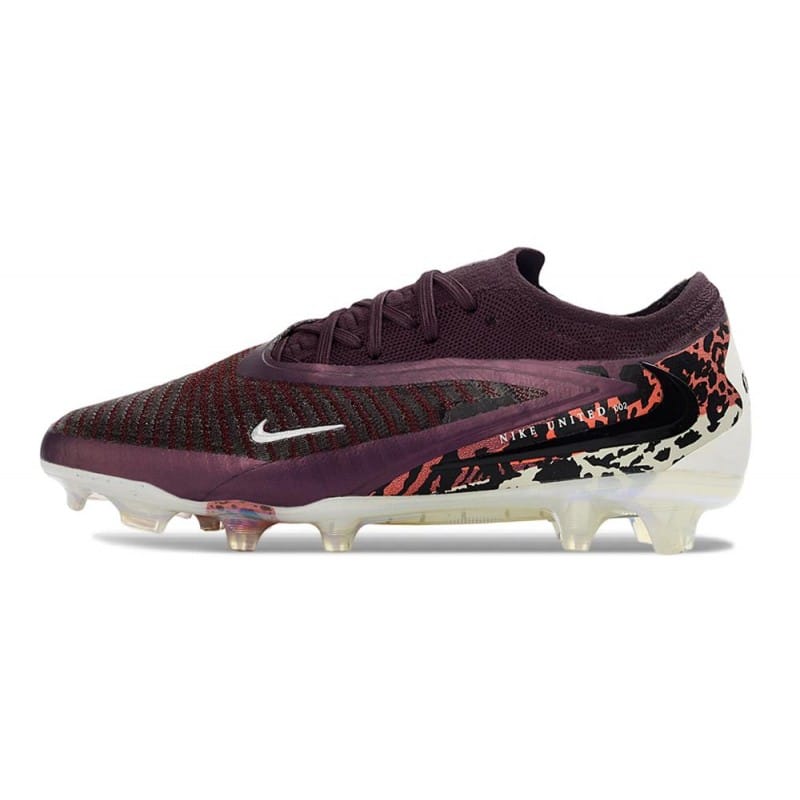 Fotbollsskorna Nike Phantom 6 Elite Low FG United – Röd Grå för Herr 3 Billiga Fotbollsskor Fotbollsskorna Nike Phantom 6 Elite Low FG United – Röd Grå 3