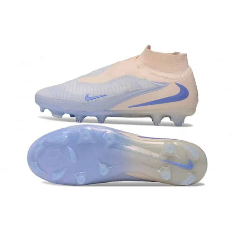 Nike Phantom 6 High Elite Fg Fotbollsskorna Blå Vit för Herr 4 Billiga Fotbollsskor Nike Phantom 6 High Elite Fg Fotbollsskorna Blå Vit 4