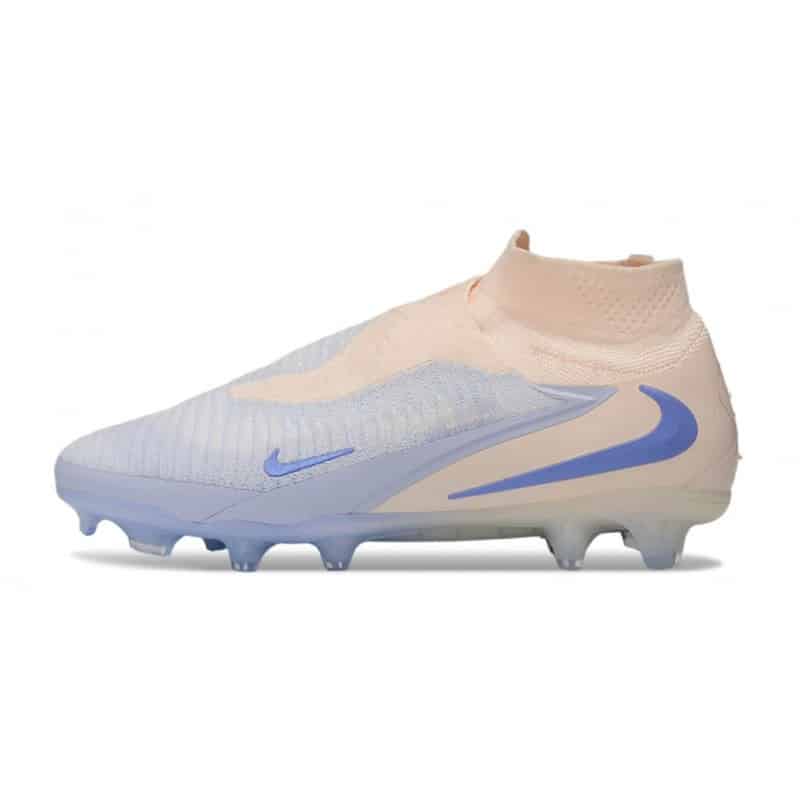 Nike Phantom 6 High Elite Fg Fotbollsskorna Blå Vit för Herr 3 Billiga Fotbollsskor Nike Phantom 6 High Elite Fg Fotbollsskorna Blå Vit 3