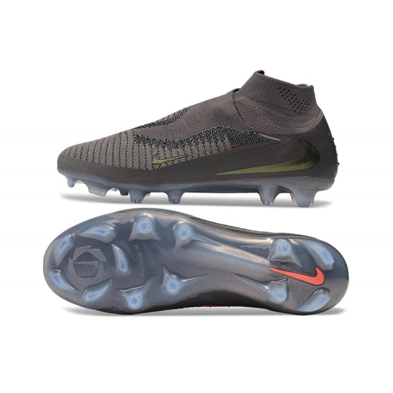 Nike Phantom 6 High Elite Fg Fotbollsskorna Grå för Herr 4 Billiga Fotbollsskor Nike Phantom 6 High Elite Fg Fotbollsskorna Grå 4