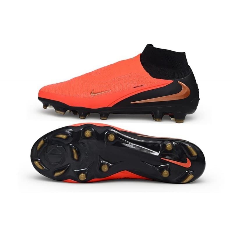 Nike Phantom 6 High Elite Fg Fotbollsskorna Röd Svart för Herr 4 Billiga Fotbollsskor Nike Phantom 6 High Elite Fg Fotbollsskorna Röd Svart 4