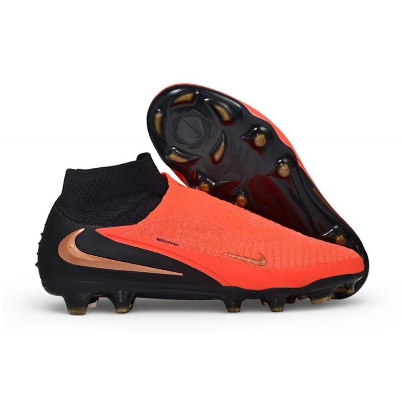 Nike Phantom 6 High Elite Fg Fotbollsskorna Röd Svart för Herr 5 Billiga Fotbollsskor Nike Phantom 6 High Elite Fg Fotbollsskorna Röd Svart 5