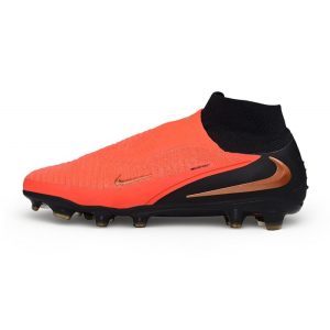 Nike Phantom 6 High Elite Fg Fotbollsskorna Röd Svart för Herr Billiga Fotbollsskor Nike Phantom 6 High Elite Fg Fotbollsskorna Röd Svart