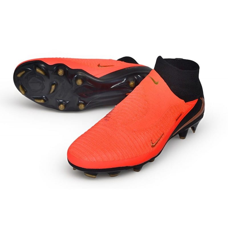 Nike Phantom 6 High Elite Fg Fotbollsskorna Röd Svart för Herr 7 Billiga Fotbollsskor Nike Phantom 6 High Elite Fg Fotbollsskorna Röd Svart 7