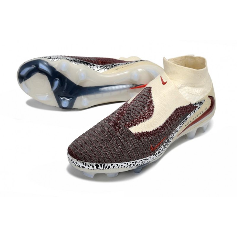 Nike Phantom 6 High Elite Fg Fotbollsskorna United – Röd Universal Red Grå för Herr 7 Billiga Fotbollsskor Nike Phantom 6 High Elite Fg Fotbollsskorna United – Röd Universal Red Grå 7